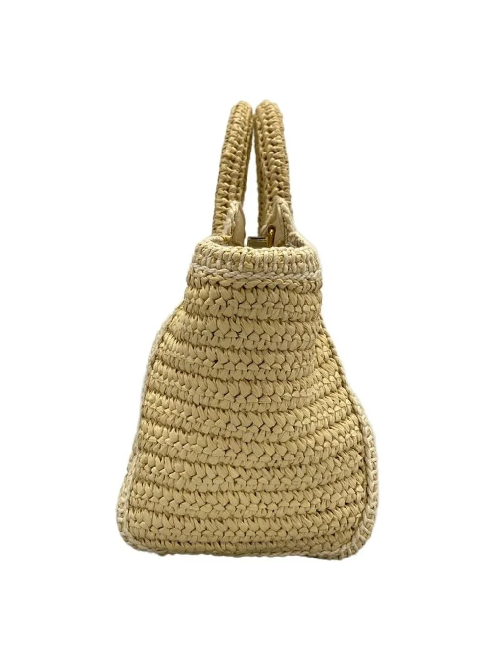 Saint Laurent Paris Handbag Baby Downtown Cabas Ivory Leather